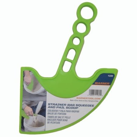 WARNER Strainer Bag Squeegee and Pail Scoop 11269